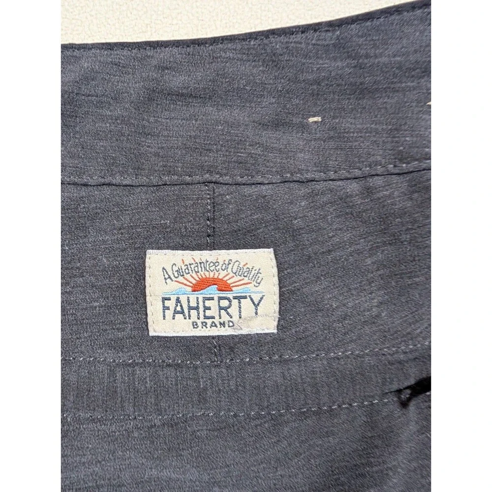 Faherty All Day Shorts Mens 32 Gray 9